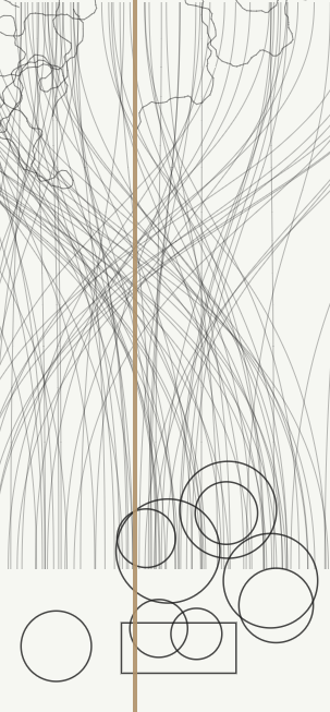 Abstract illustration of chaos turning into clarity through a focused process